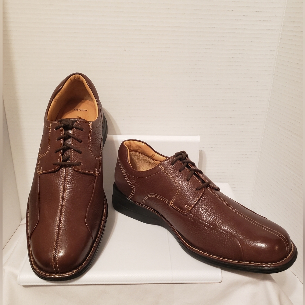 Johnston & Murphy Shuler Bicycle Leather Shoes Size 8.5